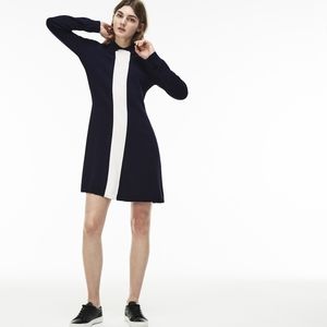 Polo collar dress